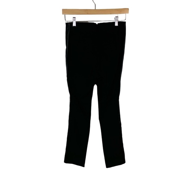 rag & bone Dani Black Leather Trim Pants  - Size 4 - Picture 5 of 10